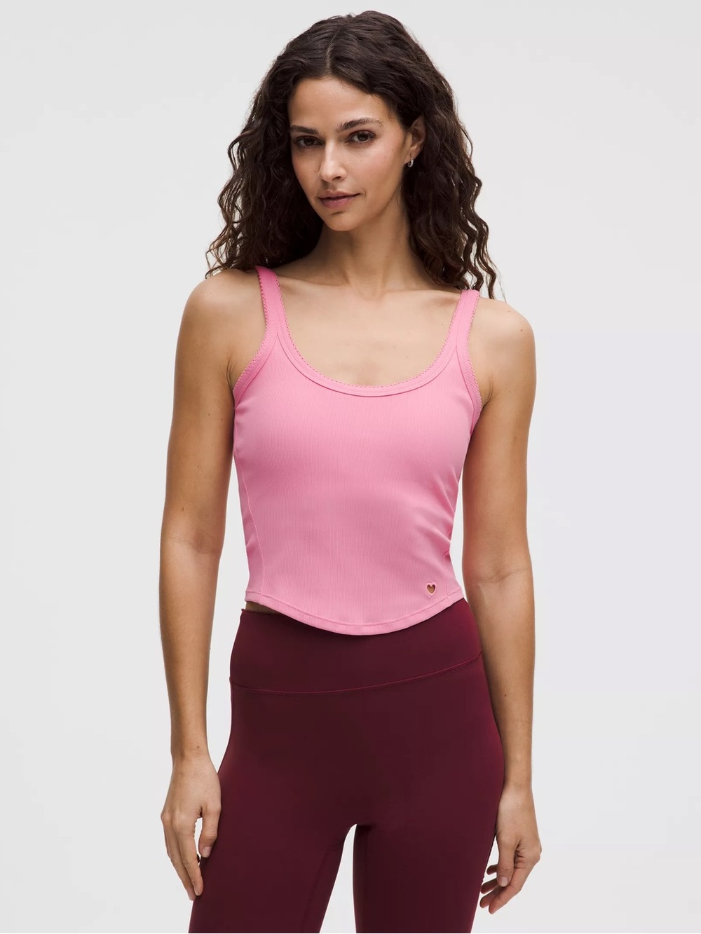 NWT LULULEMON Nulu Rib Cropped Tank Special HEART Edition